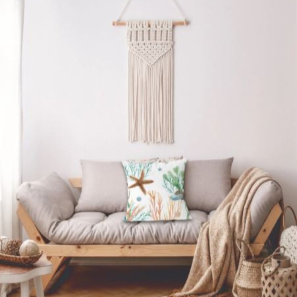 Star fish throw pillow - Picture 3 of 4